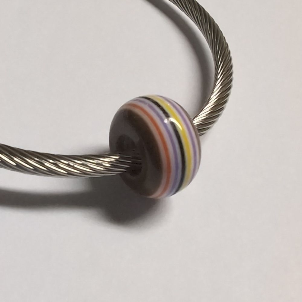 Brown Multicolor Charm for Pandora Style‎ Bracelet - Picture 4 of 5